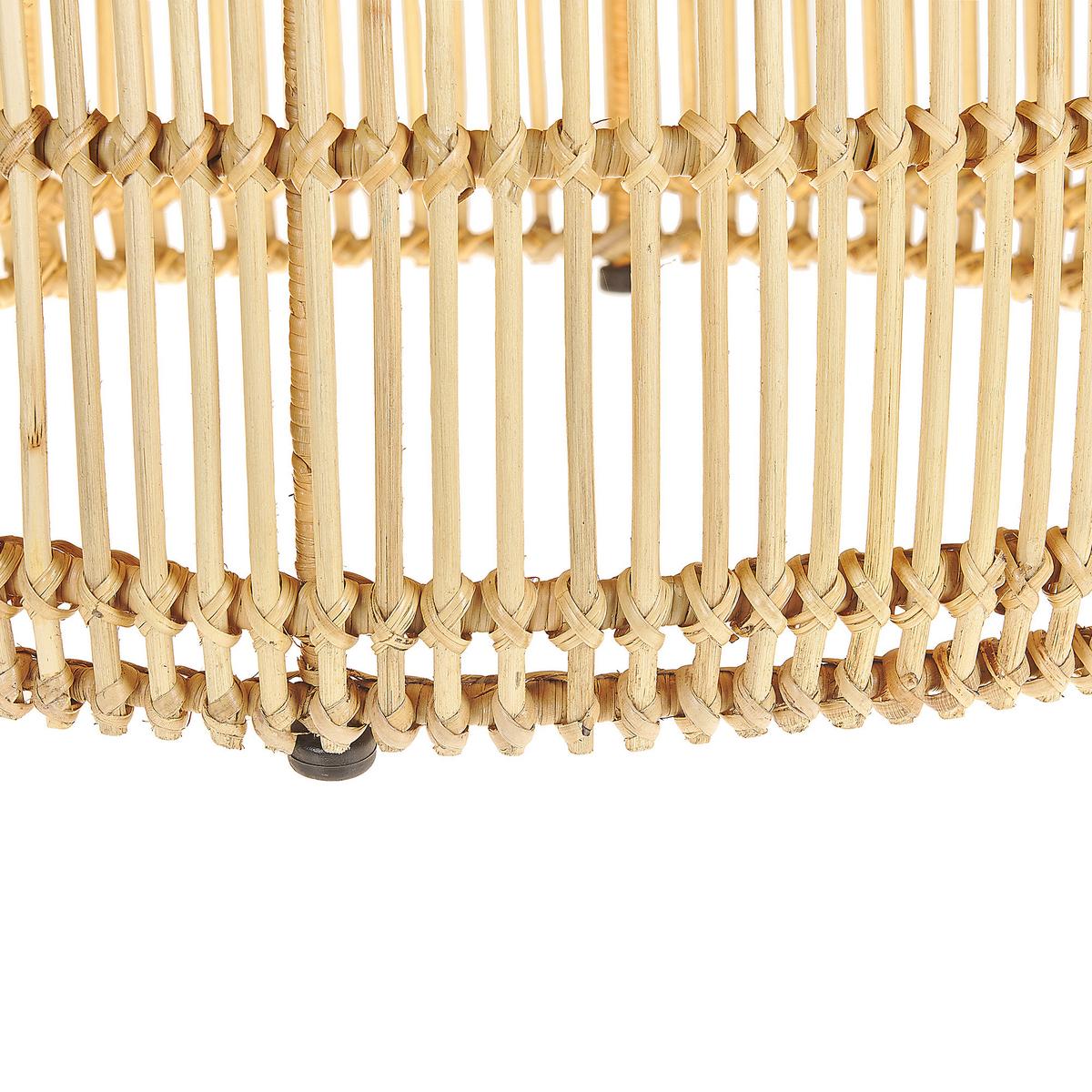 COUCHTISCH Rattan natürlich 84 cm Limni - Beige/Naturfarben, Naturmaterialien (84/53/40cm) - Beliani