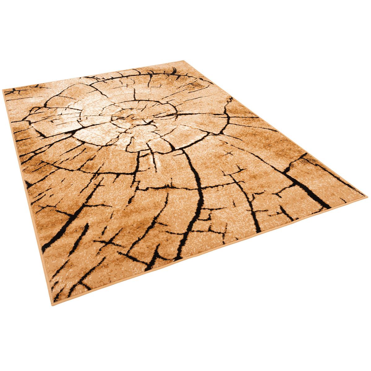 MODERN DESIGNER VELOURS TEPPICH SAMBA - Beige, Textil (120/170cm) - Pergamon
