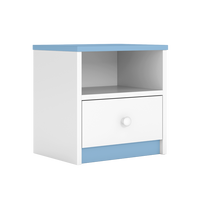 KINDER-NACHTTISCH Babydreams Blau 39/40/30 - Blau, Holzwerkstoff/Kunststoff (39/40/30cm) - RAUMHIRSCH FURNITURE
