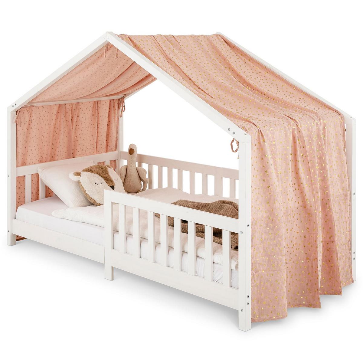 HAUSBETT- HIMMEL LIAN - Goldfarben/Rosa, Textil - IDIMEX