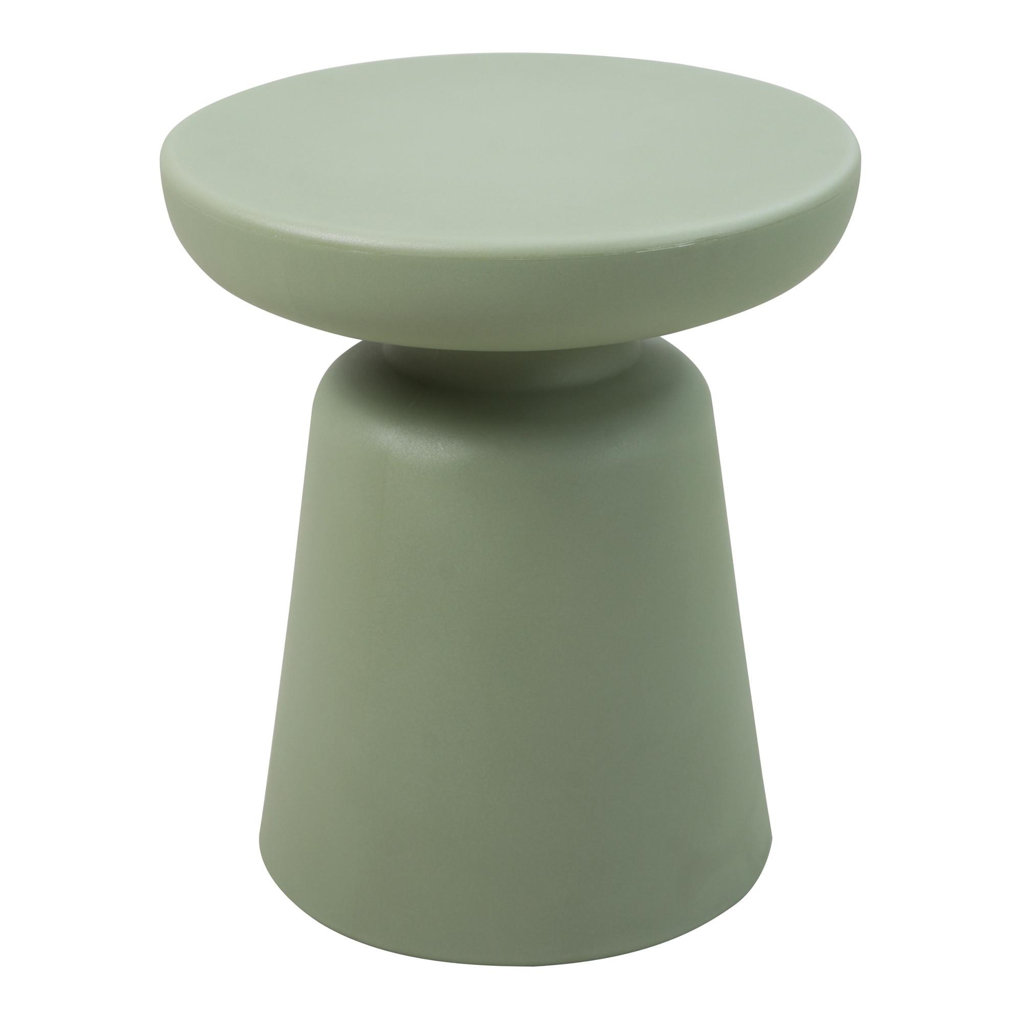 BEISTELLTISCH Posio - Grün, Kunststoff (40/40/44cm) - [en.casa]