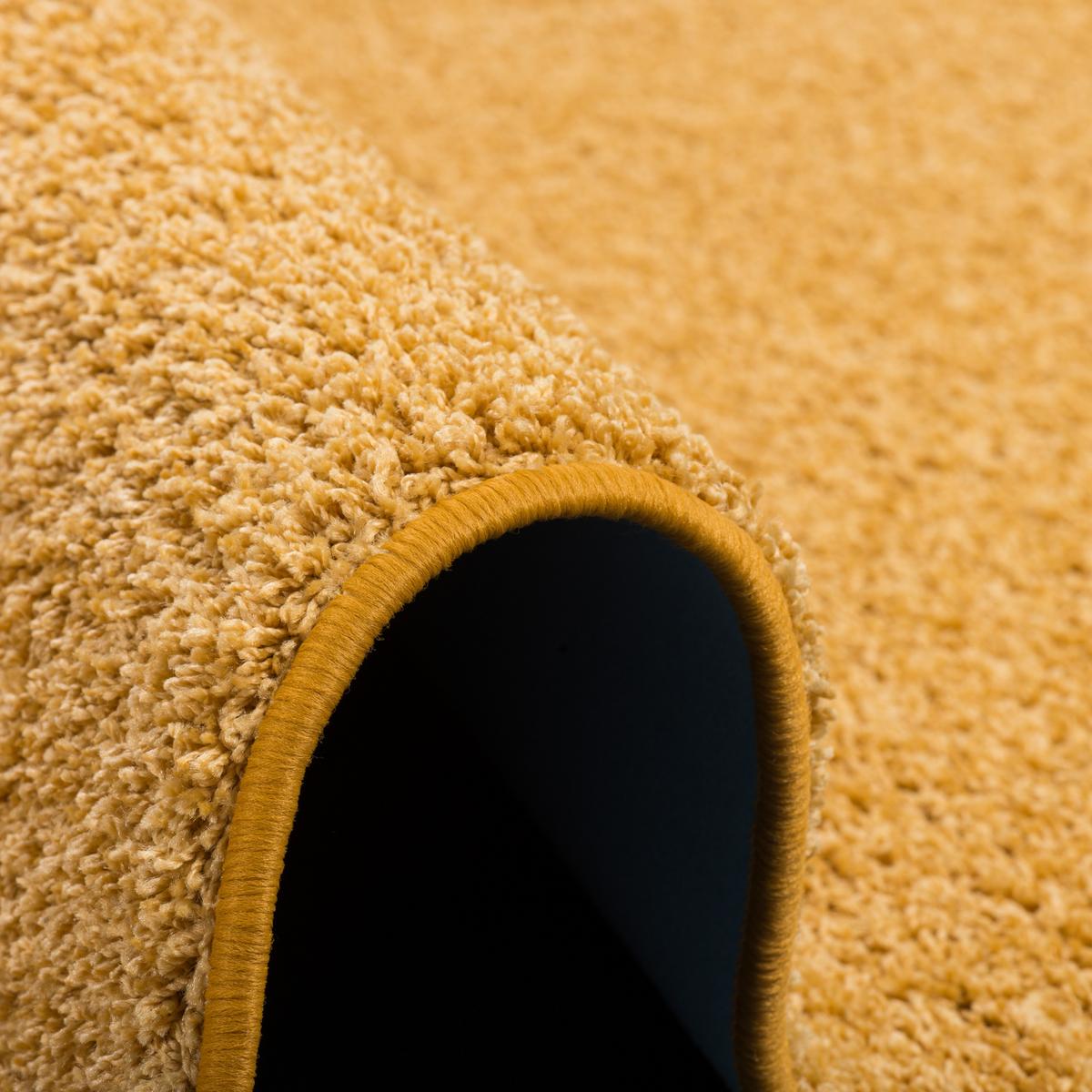 HOCHFLOR VELOURS TEPPICH MONA - Currygelb, Textil (100/300cm) - Snapstyle
