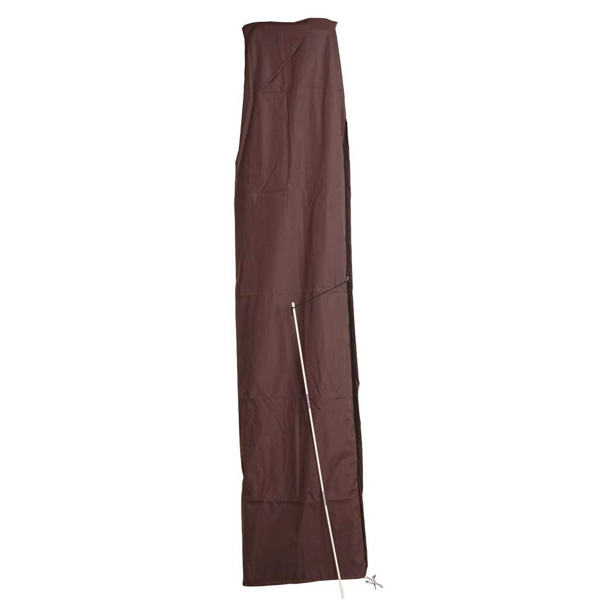 SCHUTZHÜLLE MCW FÜR AMPELSCHIRM BIS 4,3M Braun - Braun, Textil (60/240/60cm) - MCW
