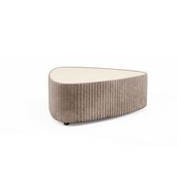 COUCHTISCH LINEO 89 cm Wohnzimmertisch gepolstert Braun - Braun, Holzwerkstoff/Textil (96/89/42cm) - MASSENO