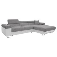 ECKSOFA Torezio Mini, Seite: Rechts - Graphitfarben, Holz/Textil (280/170cm) - MIRJAN24