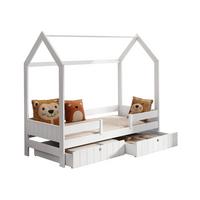 HAUSBETT Naomi - Weiß, Holz (80/180cm) - MIRJAN24