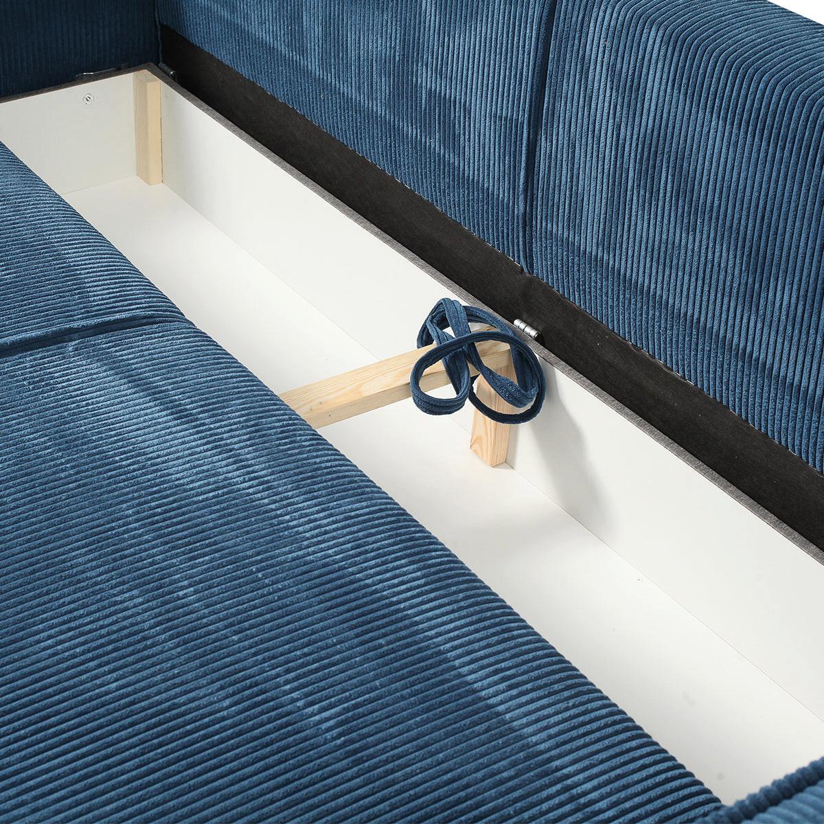 SOFA Isaac 4 Sitzplätze Gelb - Gelb, Holzwerkstoff (255/85/105cm) - Petits-meubles