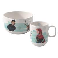 FRÜHSTÜCKS-SET Disney Frozen bunt 2-tlg. - Multicolor, Keramik (2/2/2cm) - Villeroy & Boch