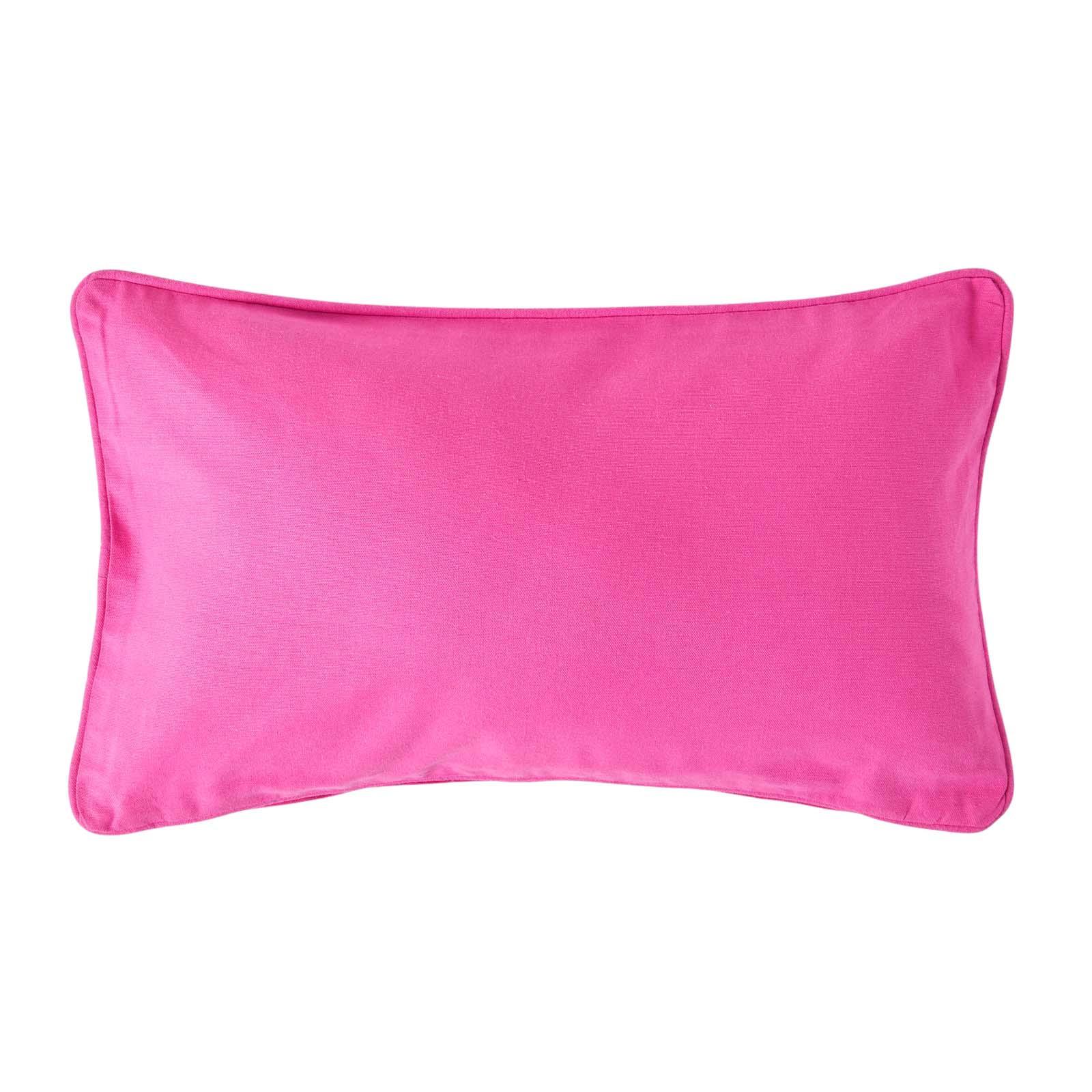 KISSENHÜLLE pink 30/50 cm, 100% Baumwolle - Pink, Textil (30/50cm) - Homescapes