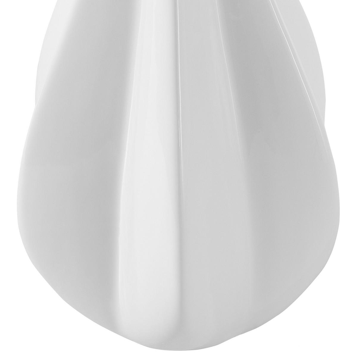 TISCHLAMPE Santee 32/32/60 cm - Weiß, Keramik (32/32/60cm) - Beliani