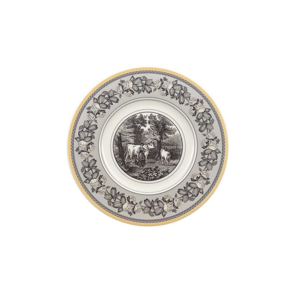 BROTTELLER Audun Ferme weiß-grau-gelb ø 16 cm - Gelb/Weiß, Keramik (16cm) - Villeroy & Boch