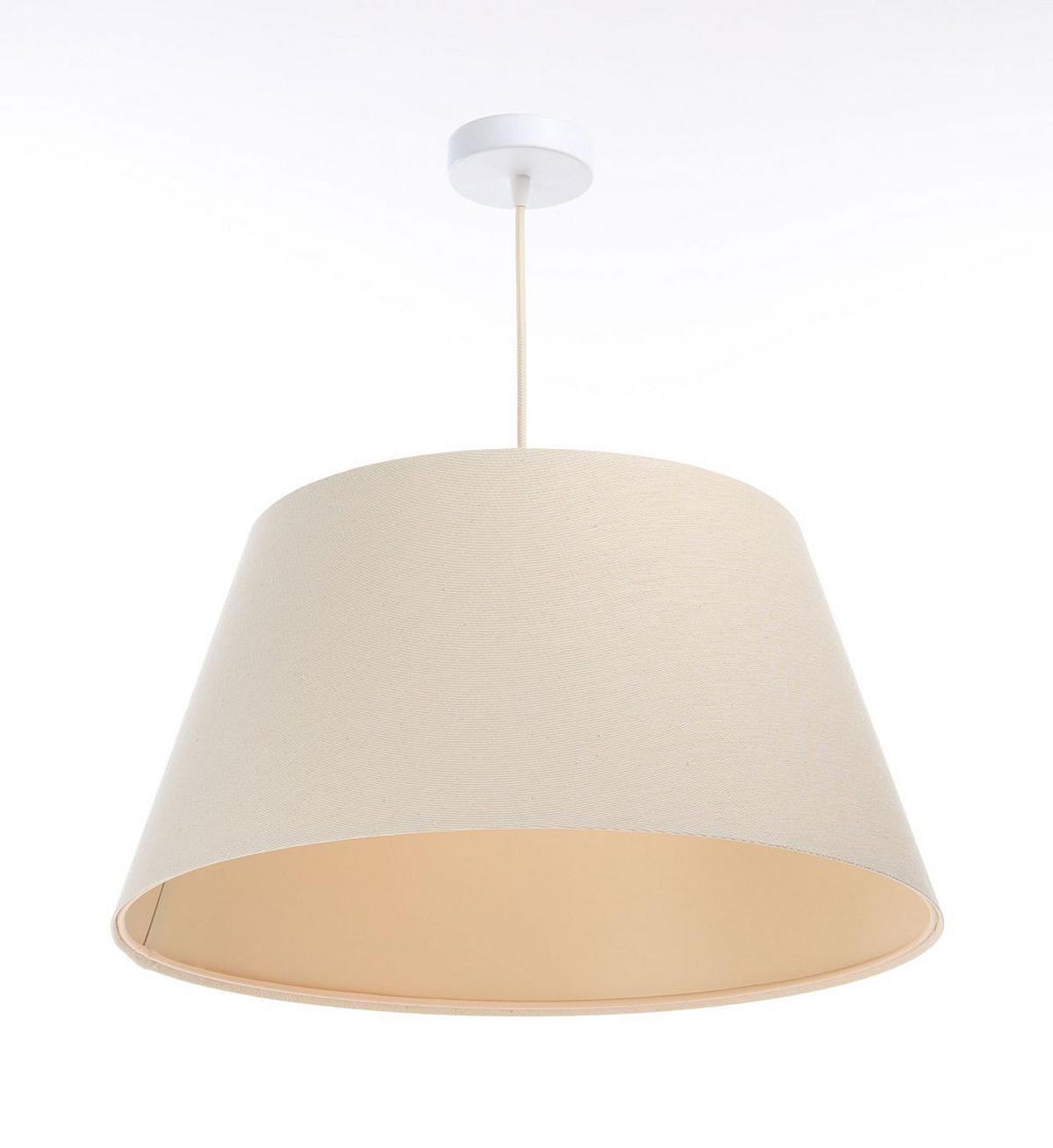 HÄNGELEUCHTE Beige 50/25 cm - Beige, Kunststoff (50/1/25cm) - ONZENO