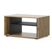 COUCHTISCH Nera Holz und Schwarz - Schwarz, Holzwerkstoff (55/88/45cm) - Petits-meubles