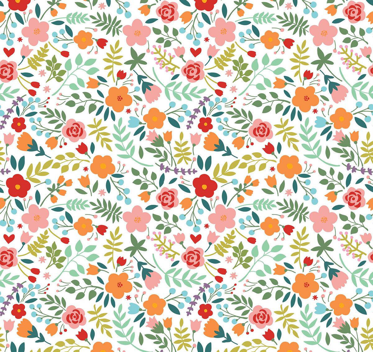 VERDUNKELUNGSROLLO 140x140 cm Gemalte Blumen - Grün, Textil (140/140cm) - TULUP