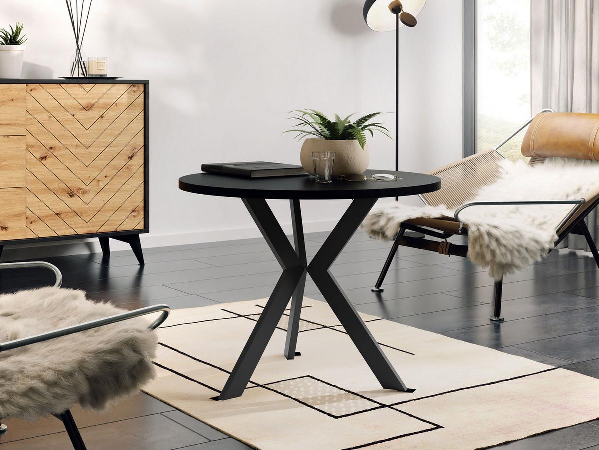 COUCHTISCH STK M6 - Schwarz/Grau, Metall (67/67/50cm) - MIRJAN24