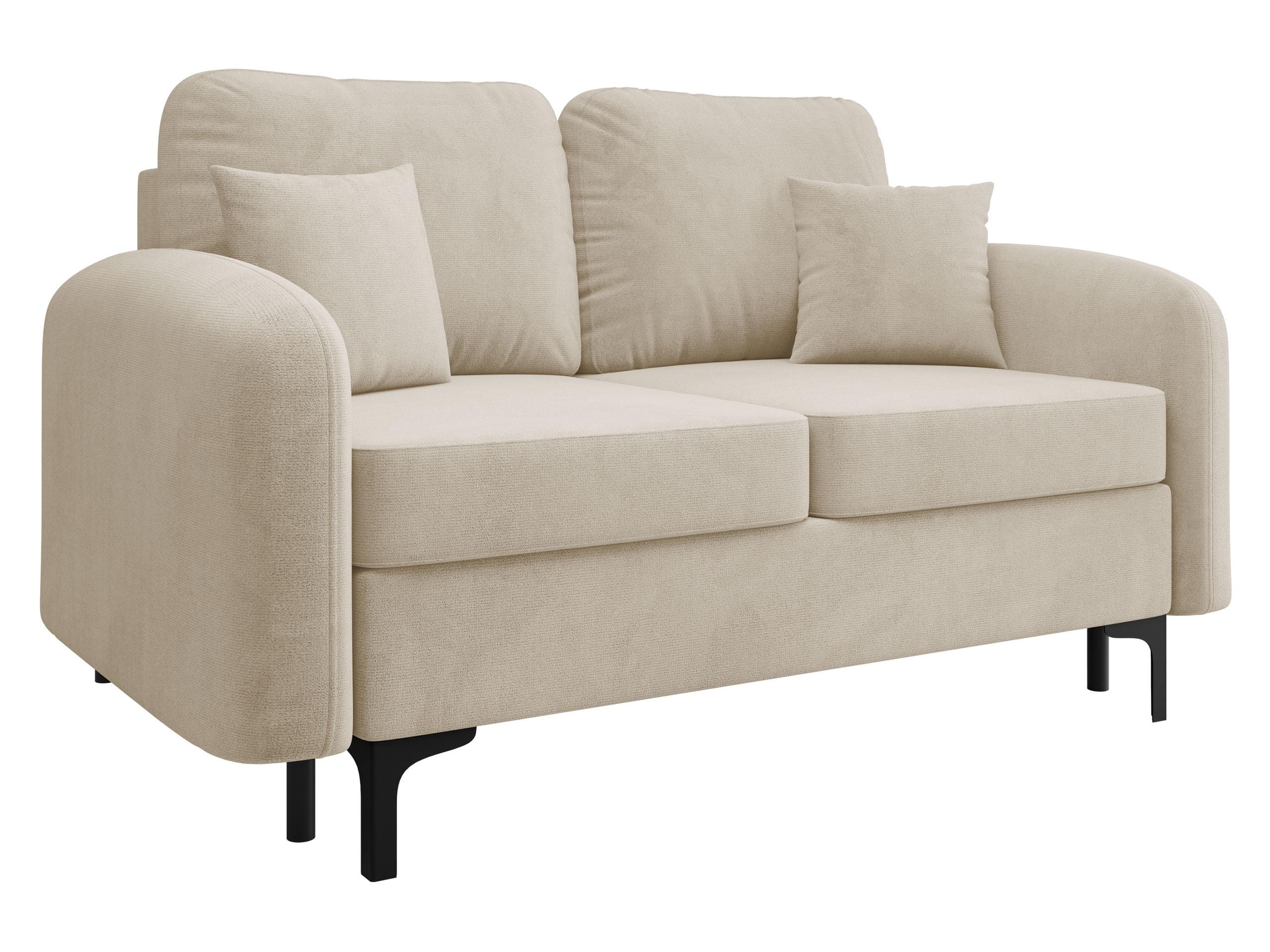 SCHLAFSOFA Venice Small - Schwarz/Naturfarben, Holz/Textil (157/96/94cm) - MIRJAN24