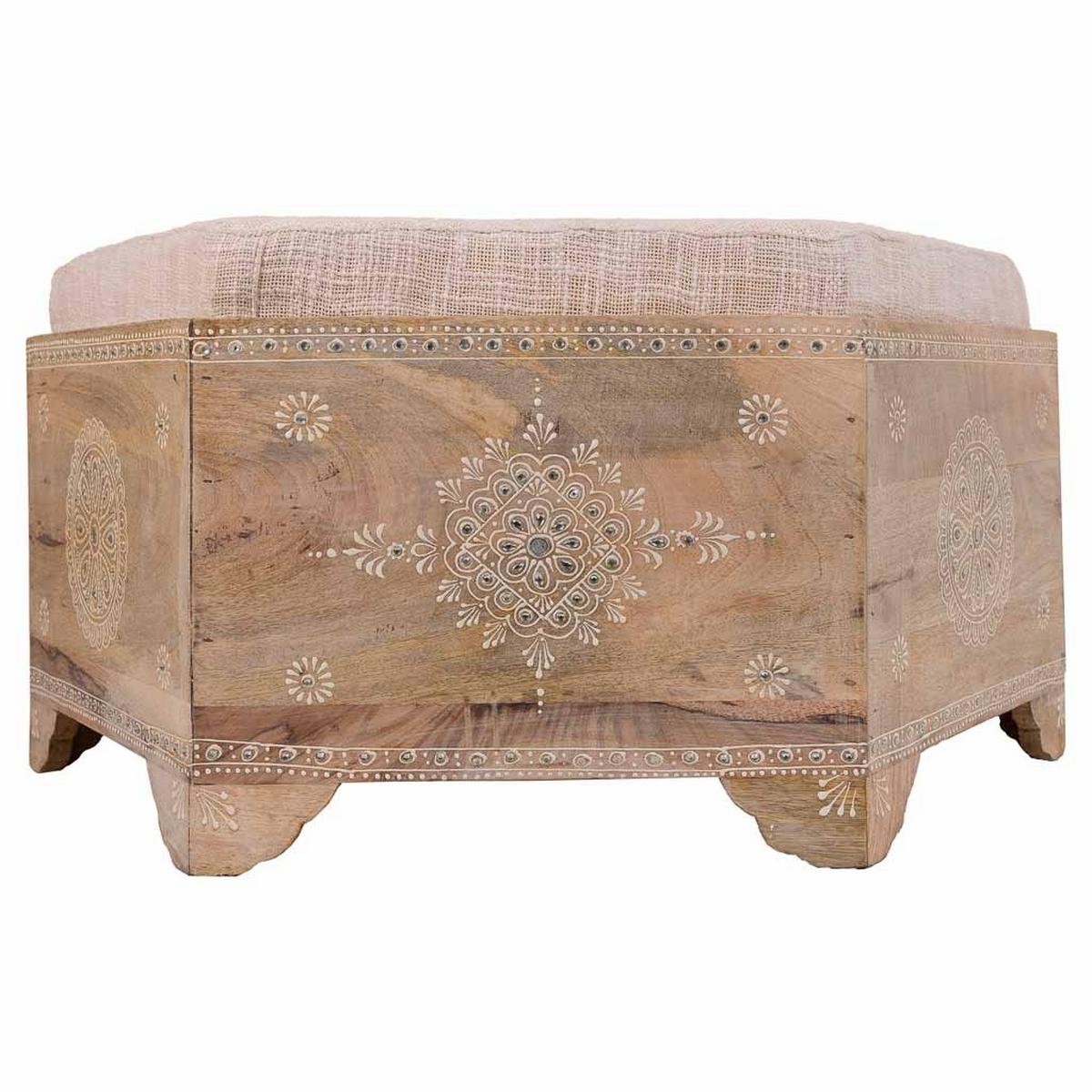BANK aus Holz 70x60x29 cm - Braun, Holz (70/29/60cm) - Wanderlust