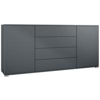 SIDEBOARD Santo Anthrazit matt - Anthrazit, Holzwerkstoff (166.5/75.5/35cm) - Vladon