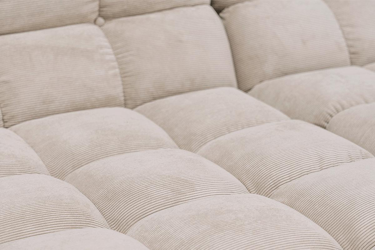 SITZGRUPPE VIVIEN 3ER SET Beige Cord (1er-Set) - Beige, Kunststoff/Textil (510/85/359cm) - KAWOLA