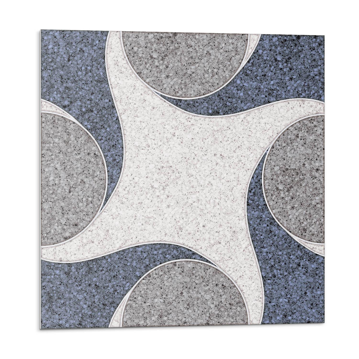 WANDPANEEL 4x 50x50 cm selbstklebend Granitia - Greige, Kunststoff (50/1.6/50cm) - Wallfluent