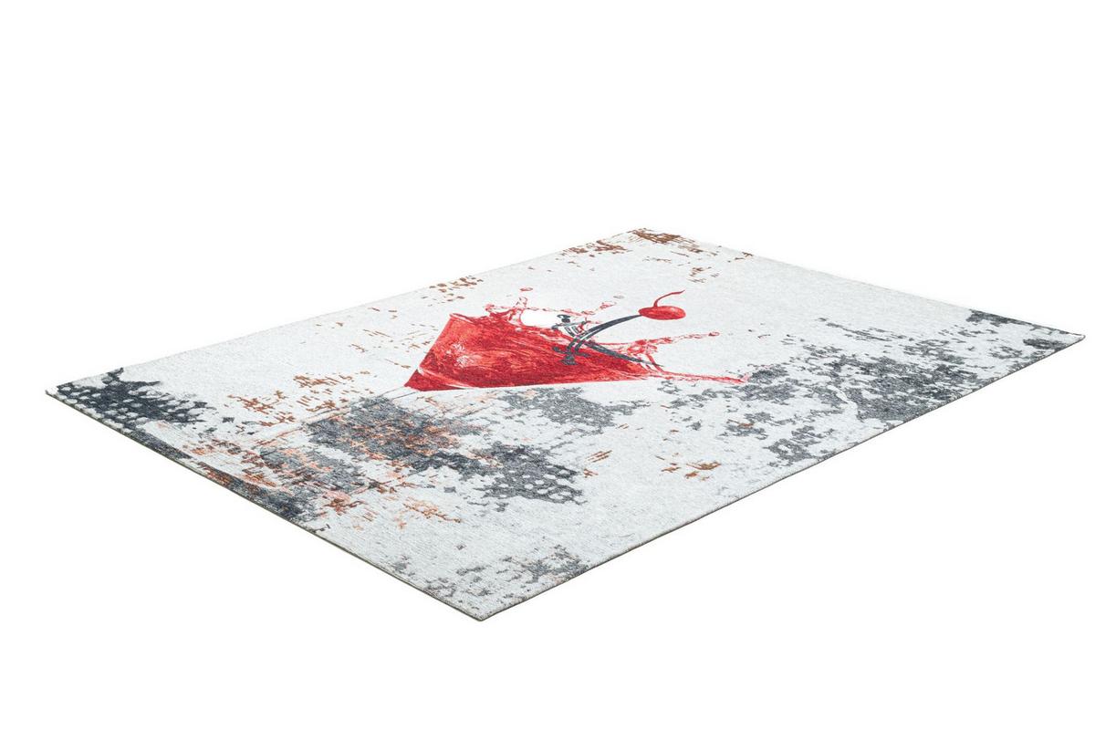 FLACHWEBTEPPICH Keitum 130x190 cm - Rot, Textil (130/130cm) - Sansibar SYLT