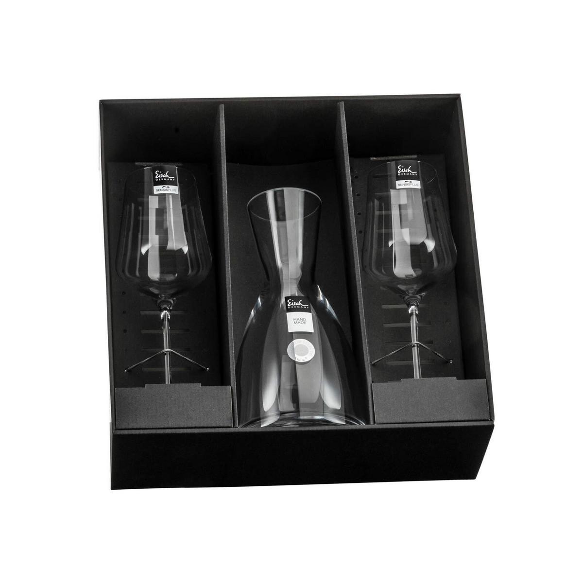 ROTWEIN GESCHENKSET Sky SensisPlus transparent 3-tlg. - Transparent, Glas - Eisch