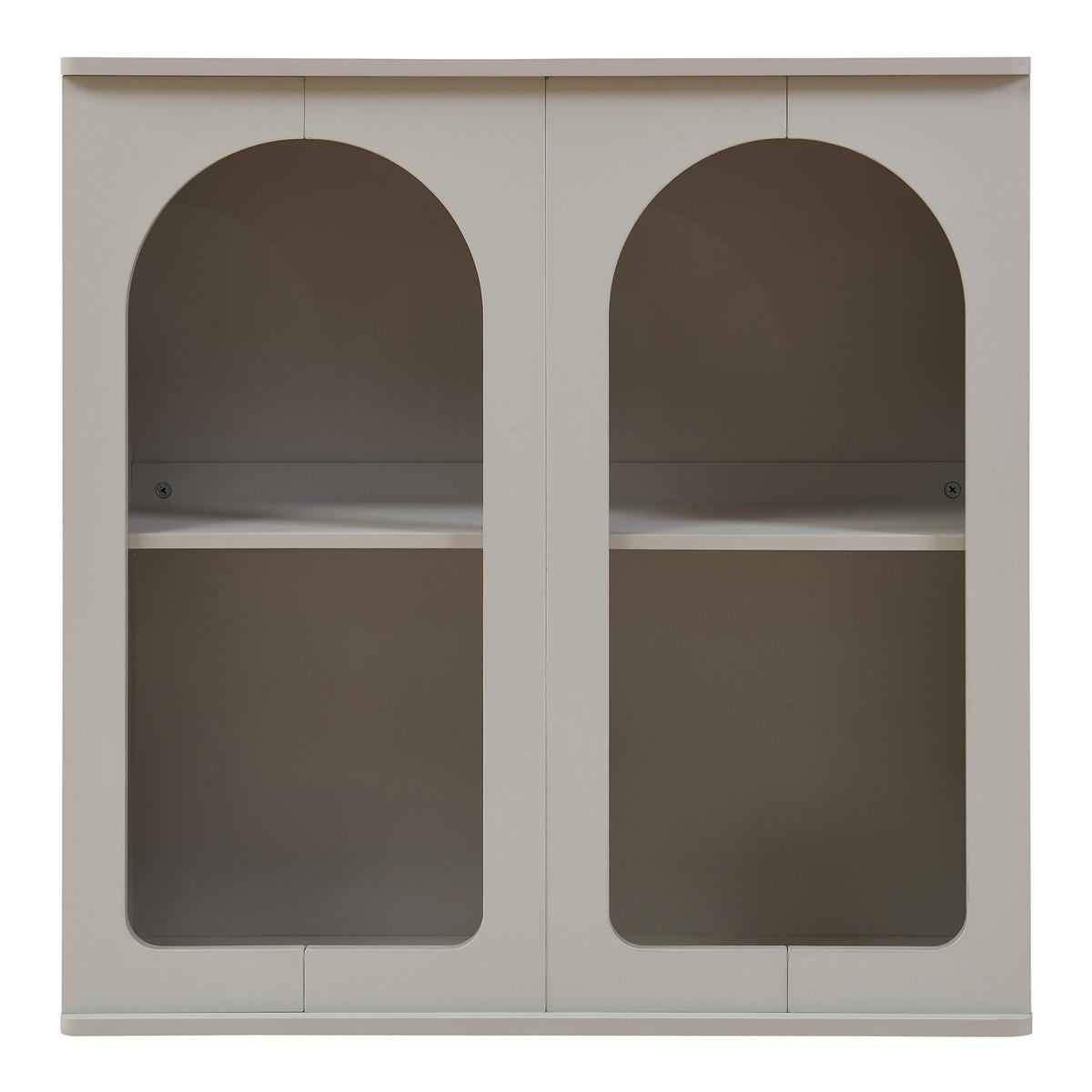 SIDEBOARD Trorhun - Grau, Holzwerkstoff (30/80/80cm) - [en.casa]