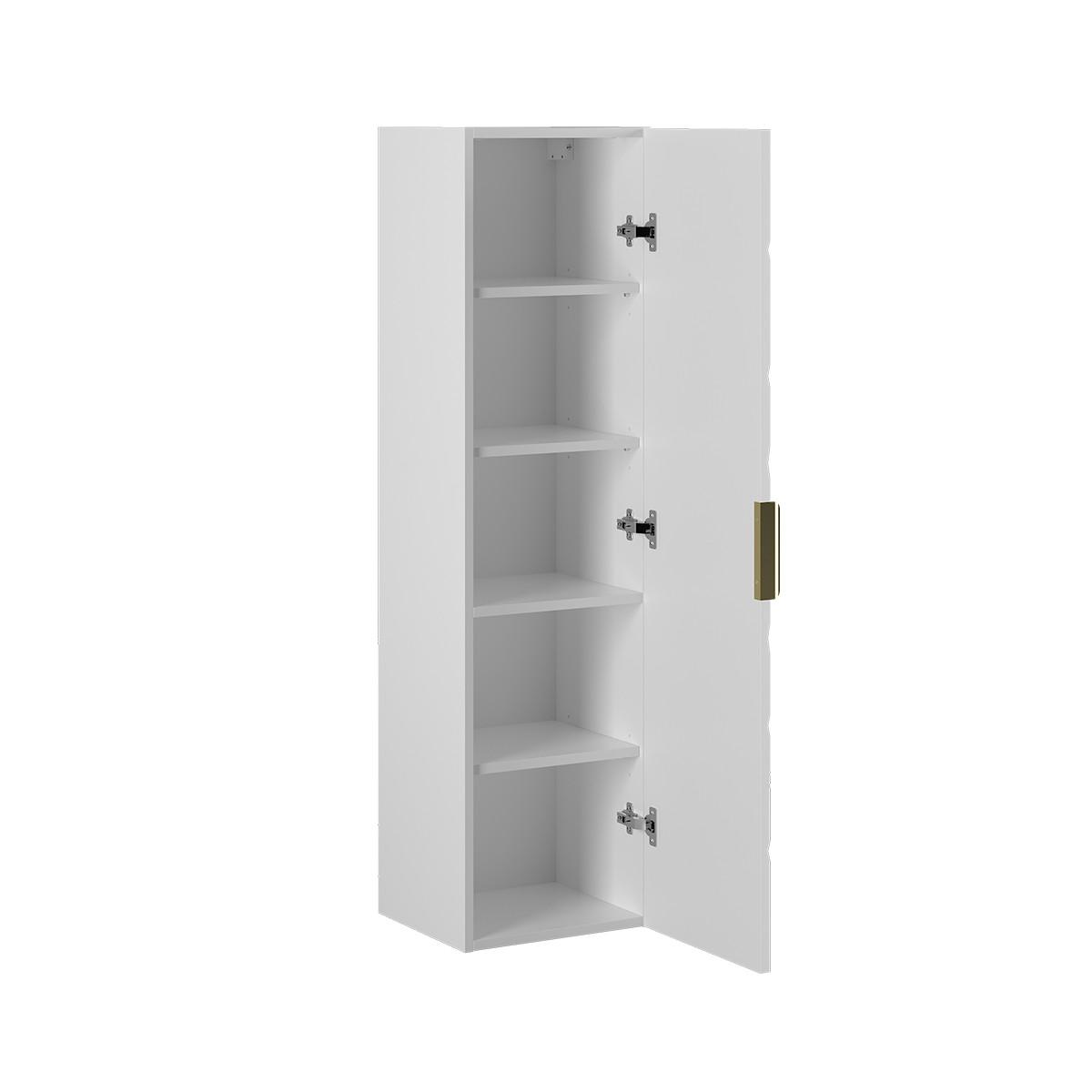 BADMÖBEL 140.6cm Aurora 2er-Set Weiß - Weiß, Holzwerkstoff (140.6/52.2/46.5cm) - Petits-meubles