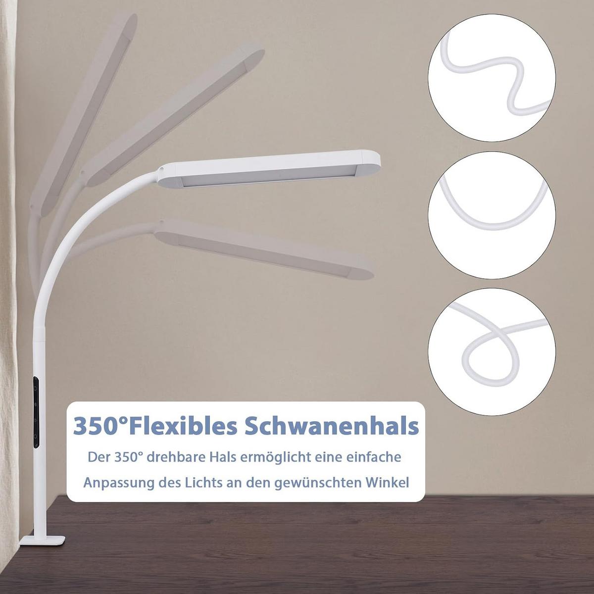 TISCHLAMPE Lorflar 51.5/56.5/51.5 cm - Weiß, Metall (51.5/51.5/56.5cm) - ZMH