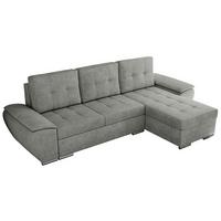ECKSOFA UMBRIA L Grau Stukture - Grau, Textil (271/157cm) - MKS