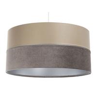 HÄNGELEUCHTE Beige 60/30 cm - Beige/Braun, Kunststoff (60/1/30cm) - ONZENO