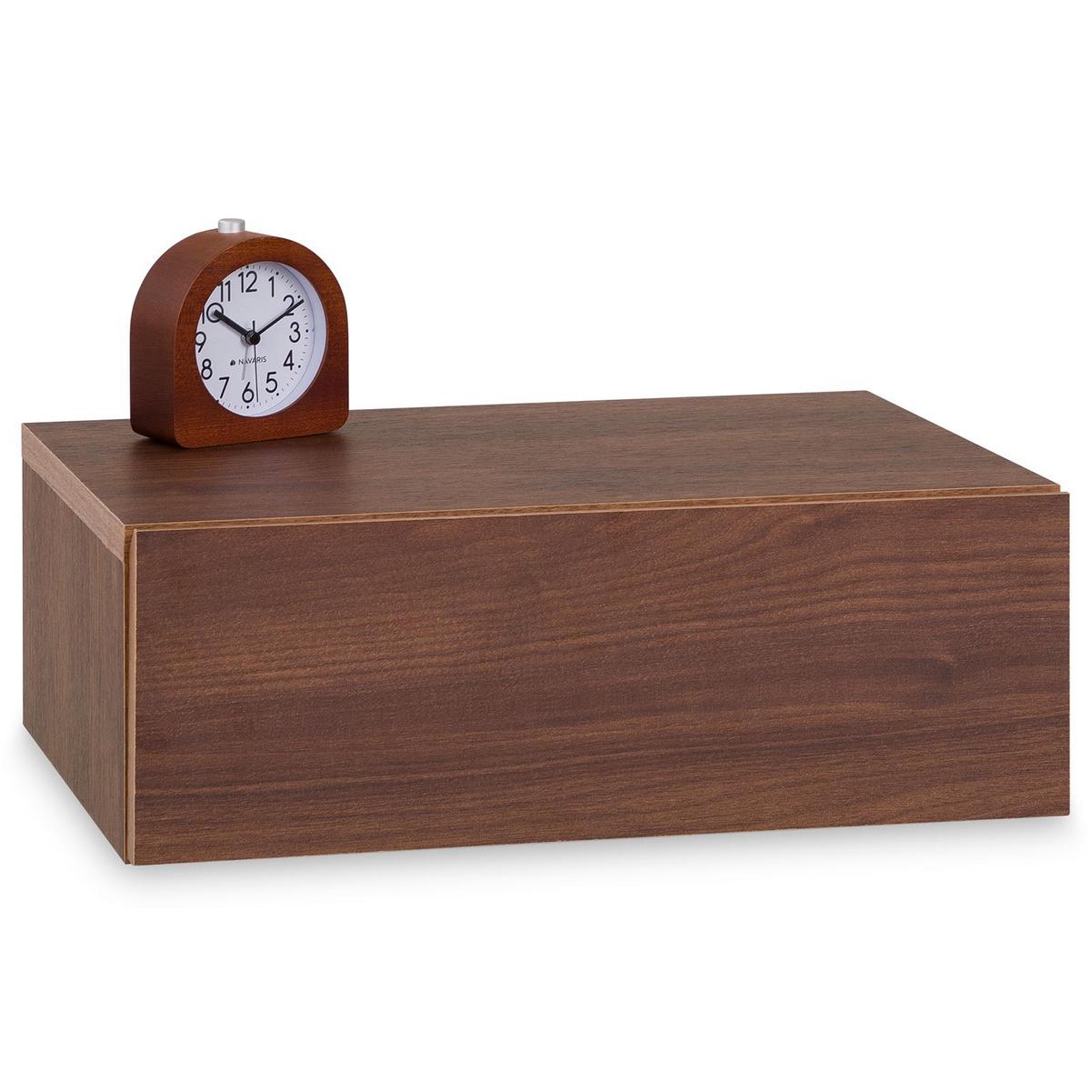 HÄNGENDER NACHTTISCH ANNE - Nussbaumfarben, Holzwerkstoff (42/14/30cm) - CARO-Möbel