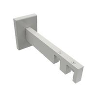 TRÄGER FÜR GARDINENSTANGEN INNENLAUF 14x35 mm, Smartline 2-läufig lang, Weiß - Weiß, Metall (14.5/6.5/4.5cm) - INTERDECO