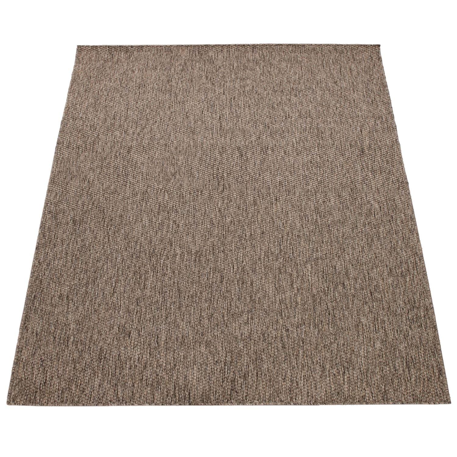 FLACHWEBTEPPICH, einfarbig, aus Polypropylen, Braun, 80 x 150 cm - Braun, Textil (150/80cm) - KADIMA DESIGN