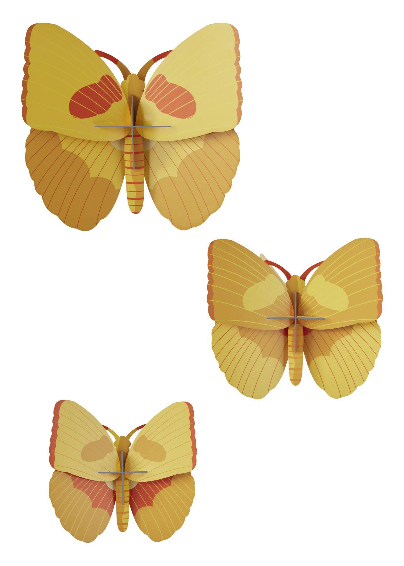 WANDDEKO Bernstein-Trio 7.5/16.5 cm - Multicolor, Wellpappe (7.5/16.5/17cm) - Studio Roof