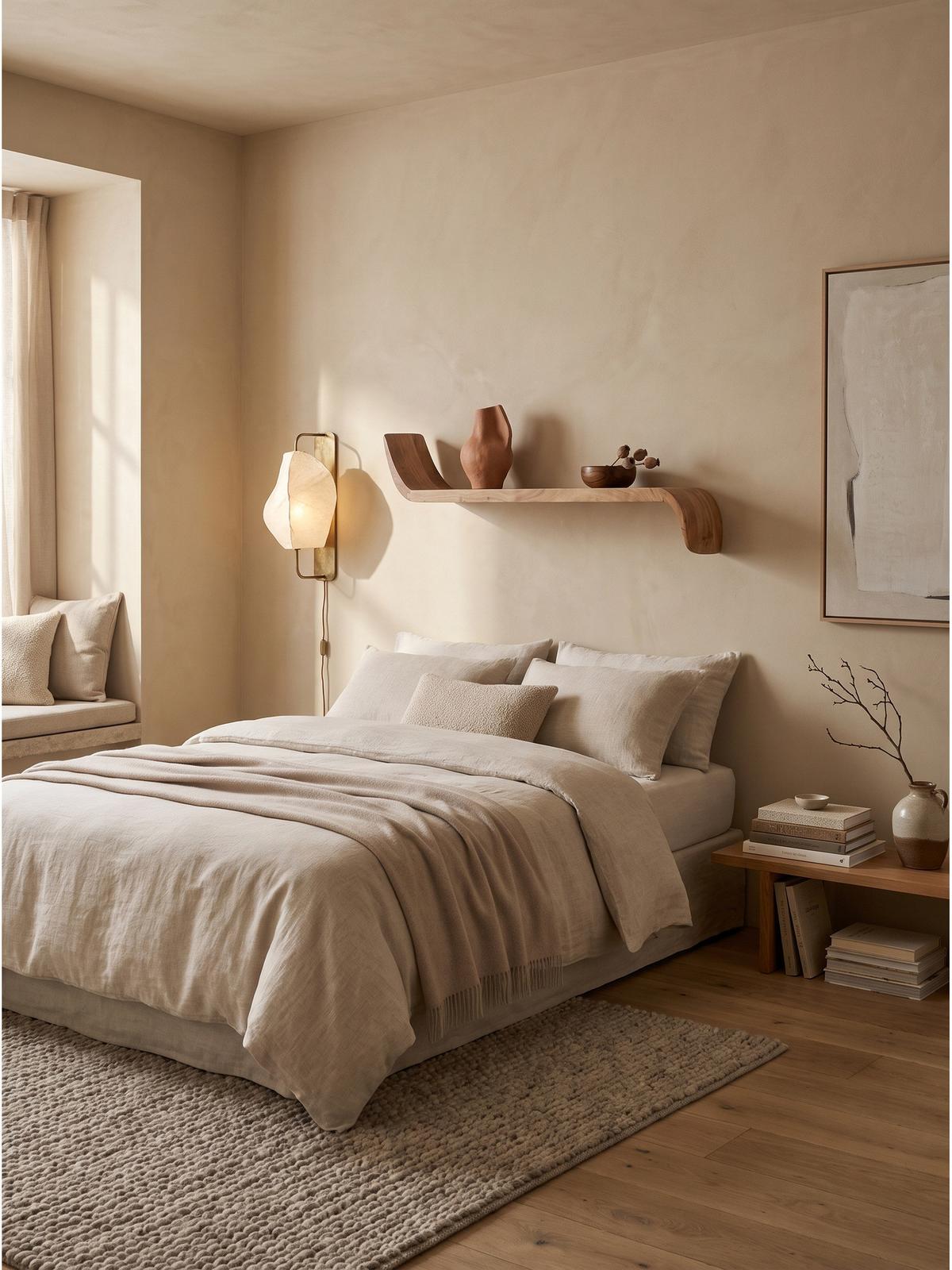 WANDREGAL ARBOGA, Mango Massivholz, handgefertigt, 60 x 20 x 36 cm - Braun, Holz (60/36/20cm) - KADIMA DESIGN