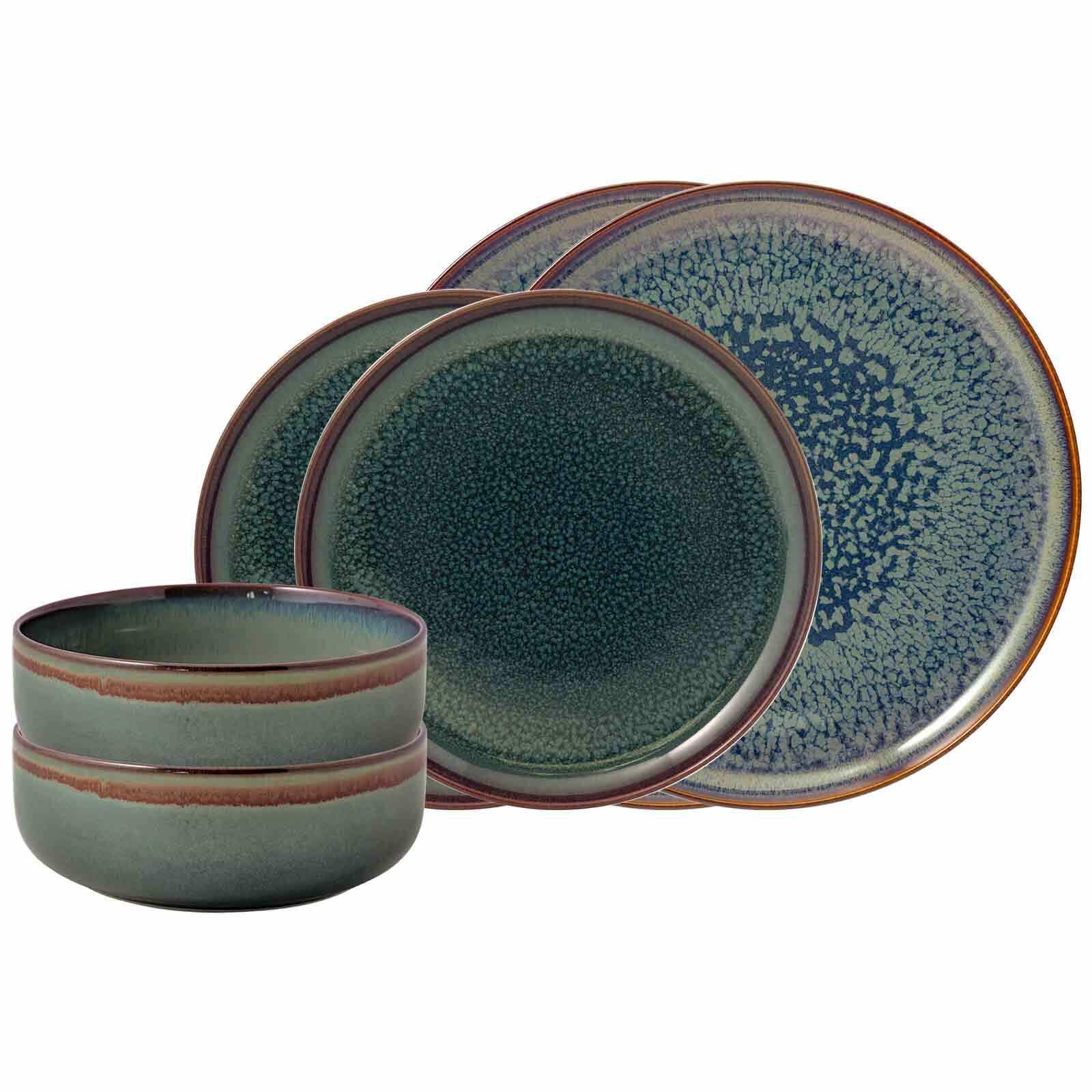 BASIC-SET Crafted Breeze 6-tlg. - Grün, Keramik (2/2/2cm) - like.Villeroy & Boch