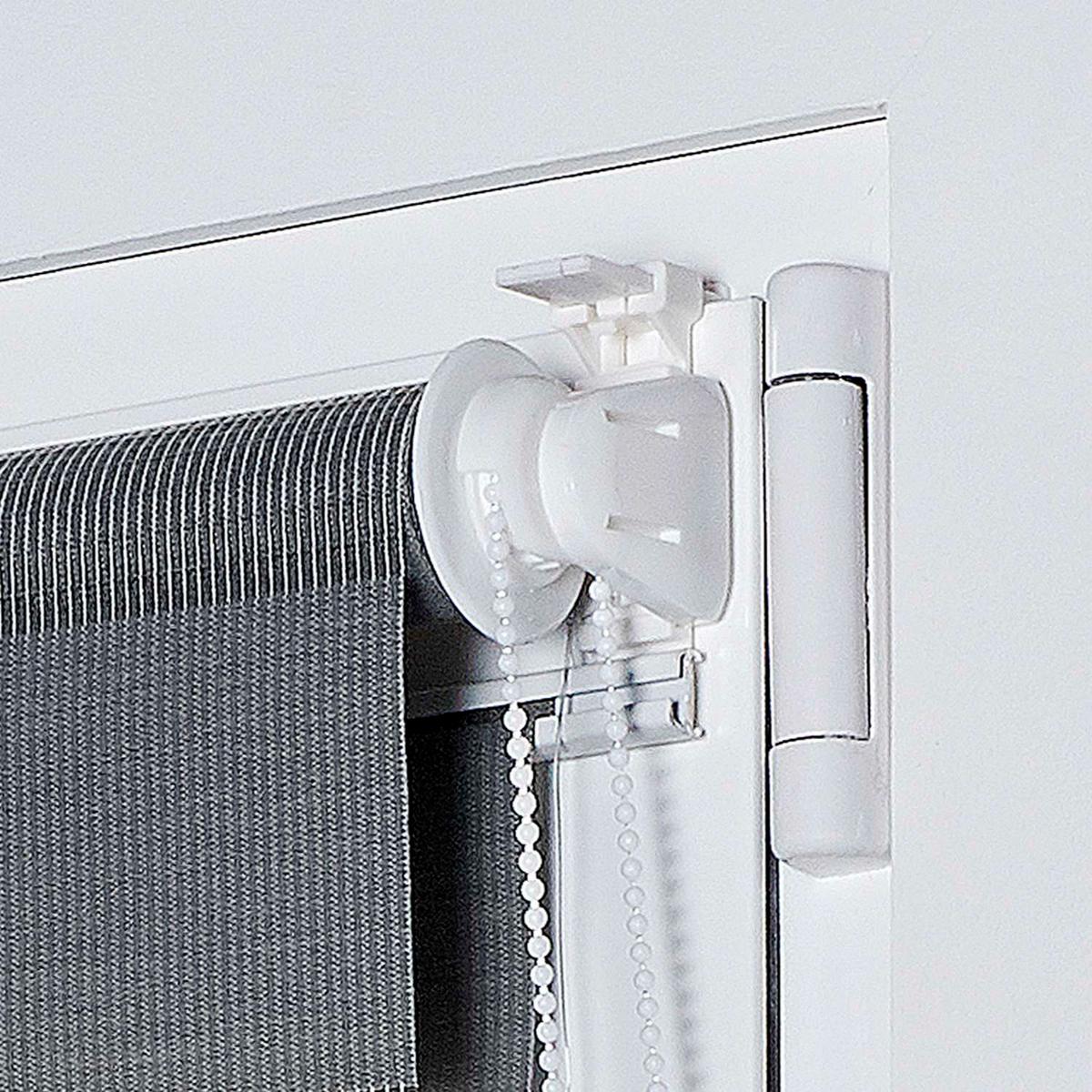 DOPPELROLLO Silber, 75 cm x 180 cm - Silberfarben, Kunststoff (75/180cm) - STORESDECO