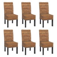 ESSZIMMERSTUHL Dunkelbraun 6er-Set - Dunkelbraun/Braun, Holz (46/96/41cm) - MCW
