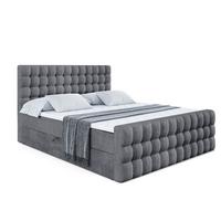 BOXBETT VIONE-Z - 140 x 200 - H4 - Dunkelgrau - Dunkelgrau, Holzwerkstoff (140/200cm) - ALTDECOR