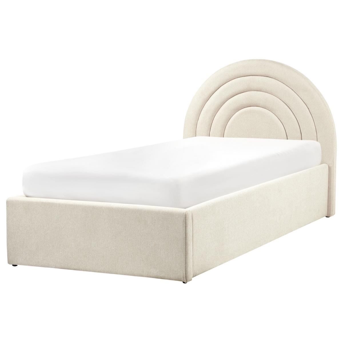 KINDERBETT mit Stauraum 90x200 cm Beige Anet - Beige, Textil (90/200cm) - Beliani