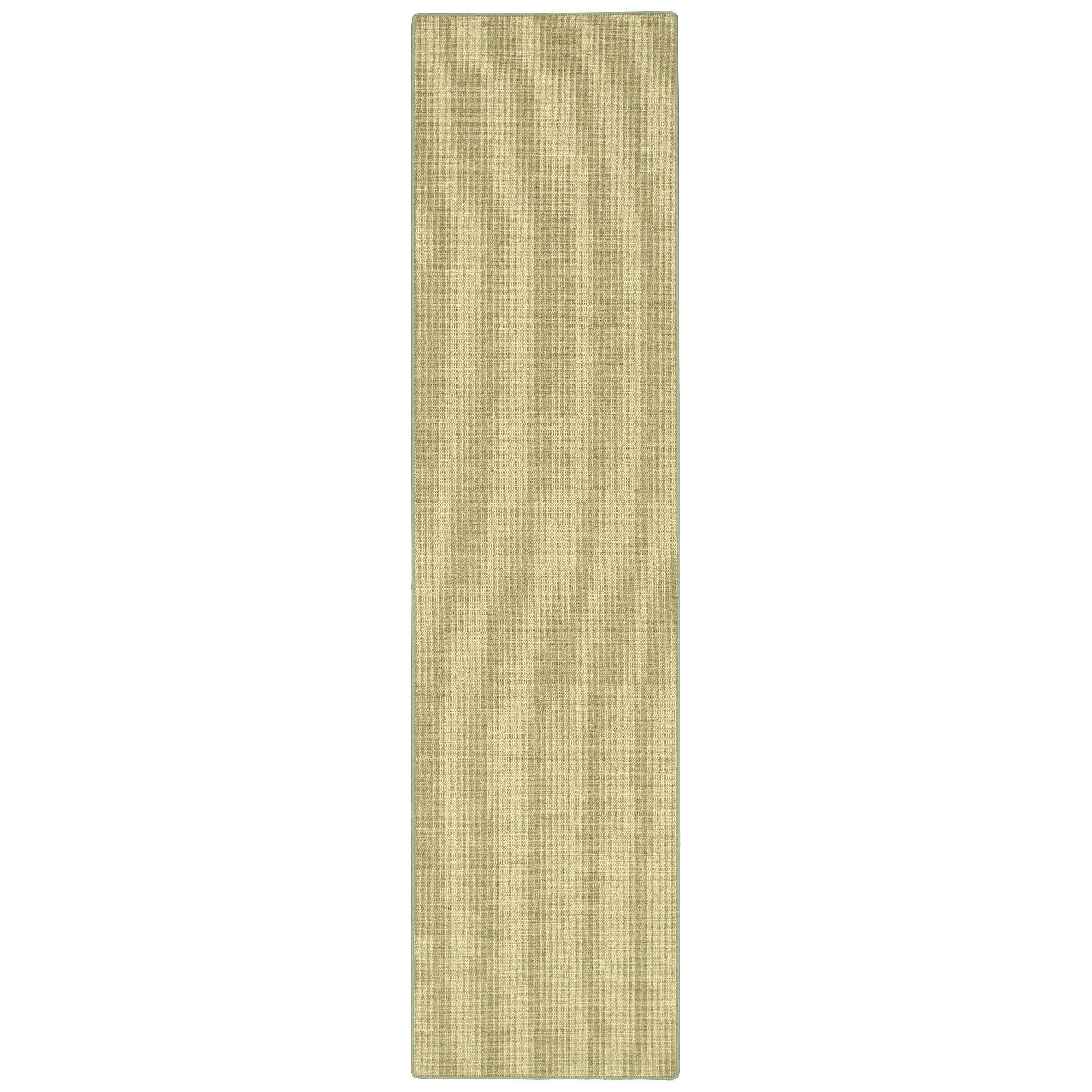 SISAL NATUR LÄUFER TEPPICH - Grün, Textil (100/300cm) - Snapstyle