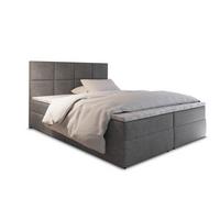 BOXBETT LENA 140x200 cm mit Matratze und Topper - Grau - Grau, Holz (140/200cm) - MASSENO