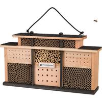 INSEKTENHOTEL aus Holz mit 7 Zimmern, hängend - Braun, Holz (48/27/10.5cm) - WONDERMAKE
