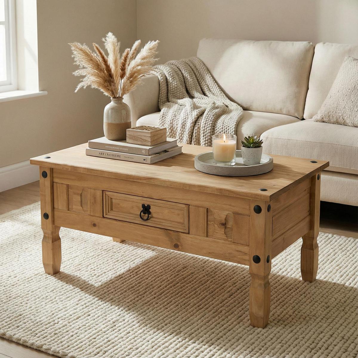 COUCHTISCH SALSA natur - Naturfarben, Holz (60/100/45cm) - CARO-Möbel