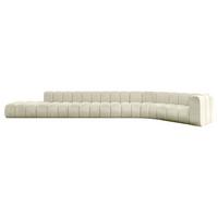 ECKSOFA modulares Sofa Tilmo-L3 - 581x194x70 cm Beige - Beige, Holzwerkstoff/Textil (581/194cm) - ALTDECOR
