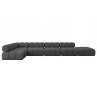 ECKSOFA modulares Sofa Favio-L3 - 475x190x70 cm Grau Bouclé - Grau, Holzwerkstoff/Textil (475/190cm) - ALTDECOR