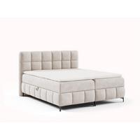 BOXBETT Sophie In Salvador - Beige, Holzwerkstoff/Textil (180/200cm) - Fun Möbel