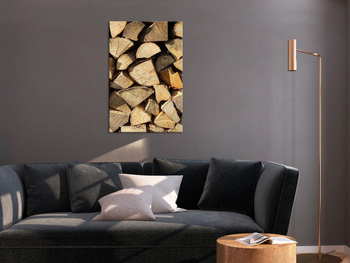 KUNSTDRUCK Braun 40/60 cm - Braun, Textil (40/60cm) - KUNSTLOFT