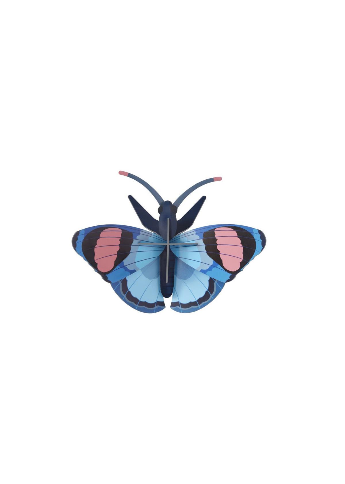 WANDDEKO Azur-Flug-Trio 5/13 cm - Multicolor, Wellpappe (5/13/17cm) - Studio Roof
